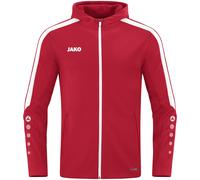 JAKO - Veste à Capuche Power, Mixte Enfant, Rouge, 128