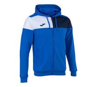 Joma Crew V Full Zip Sweatshirt Bleu 11-12 Years Garçon