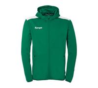 Kempa Handball Emotion 27 Veste à capuche Veste de sport pour hommes et garçons avec capuche doublée - polaire à l'intérieur - avec poches zippées