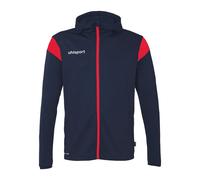 uhlsport Football Squad 27 Track Hood Veste unisexe d'entraînement Veste de sport Sweat-shirt avec capuche et col montant