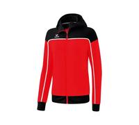 Erima Change by Veste de survêtement avec Capuche, Rouge/Noir/Blanc, 44 Femme