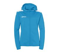 Kempa Handball Emotion 27 Veste à capuche femme Veste de sport pour femmes et filles avec capuche doublée - polaire à l'intérieur - avec poches zippées