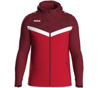 Veste de survêtement à capuche full zip Jako Iconic Rouge XL