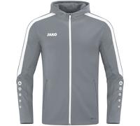 Veste de survêtement à capuche Jako Power Gris 2XL