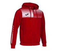 Joma Veste à capuche Eco Supernova zippée Rouge et blanc Homme XL