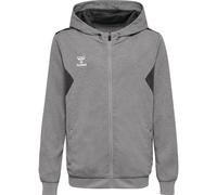 Veste de survêtement à capuche zippé polyester enfant Hummel Authentic Gris 14 ans