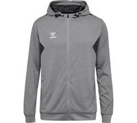 Hummel Veste de survêtement Authentic zippée à capuche polyester Homme Gris L