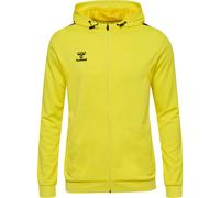 Hummel Veste de survêtement Authentic zippée à capuche polyester Jaune XL Homme