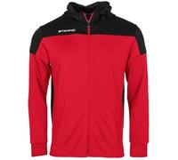 Veste de survêtement à capuche zippé Stanno Pride - rouge/noir - L M