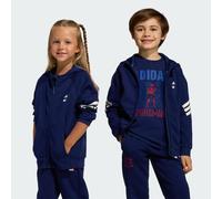 adidas Unisex Kinder Marvel Spider-Man Track Top, Dark Blue/Off White, 9-10 Years