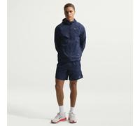 Nike Veste de running Stride Homme Bleu foncé Argent Taille S