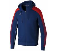 Erima Veste d'entraînement EVO STAR avec capuche (1032404) Homme, new navy/rouge, XL