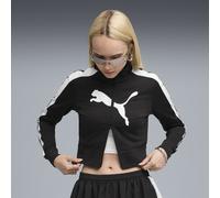 Veste de survêtement coupe ajustée courte T7 FUTURE.PUMA.ARCHIVE Femme, Vêtements, Noir/Blanc, XL XL