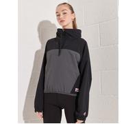 Veste de survêtement courte à enfiler femme Superdry - noir 38