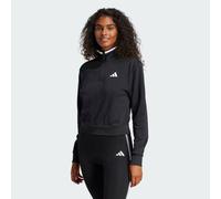 Veste de survêtement courte molleton à quart de zip Essentials Color Pop Black S