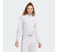 Veste de survêtement courte molleton à quart de zip Essentials Color Pop Light Grey Heather L