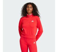 Veste de survêtement courte molleton à quart de zip Essentials Color Pop Pure Ruby XS