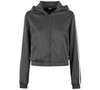 Urban Classics Cropped Tracksuit Jacket Gris L Femme