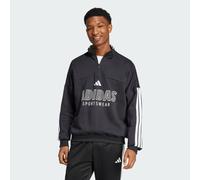 Adidas House Of Tiro Fleece Half Zip Sweatshirt Noir XL Homme