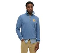 Superdry Neon Half Zip Sweater Bleu S Homme