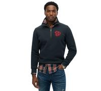 Superdry Sweat-shirt Neon Half Zip Bleu Taille S Homme