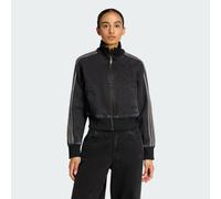 ADIDAS ORIGINALS Veste mi-saison 'Firebird' gris / noir denim, Taille XS