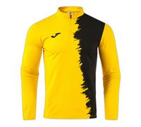 Veste de survêtement d'entraînement 1/4 zip en impression enfant Joma Picasho Jaune 9/10 ans Male