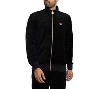 Veste De Survêtement En Velours Noir - Fila S