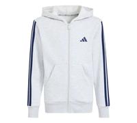 Adidas Veste de survêtement Essentials zippée enfant Gris chiné / Bleu marine 9-10 ans