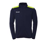 Kempa Handball Emotion 27 Poly Veste Veste de sport Veste d'entraînement Veste de sortie pour hommes et garçons - sans capuche avec poches zippées