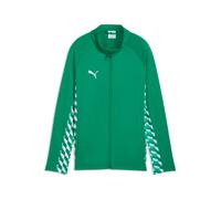 PUMA TeamLIGA26 Veste d'entraînement Jr, 140, vert sport, blanc-vert sport