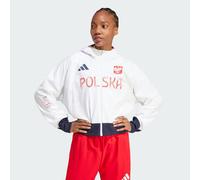 Veste de survêtement entièrement zippée adidas Z.N.E. Podium Pologne White 2XS