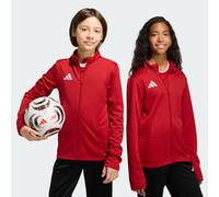 Adidas Entrada 26 Full Zip Sweatshirt Rouge 3-4 Years Enfants