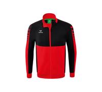 Erima Veste de survêtement Six Worker Wings mixte Rouge/Noir M