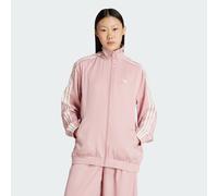 Veste de survêtement Firebird satin 3 bandes à volants adidas Originals Wonder Mauve M