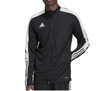 Veste de survêtement Homme Adidas Tiro - Noir - Coupe standard - Matière AEROREADY - Respirant M