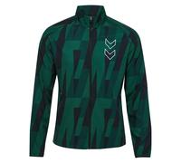 Hummel Court Aop Jacket Vert S Homme