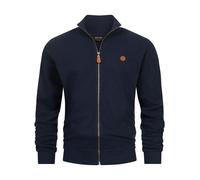 Indicode INGuadalupe Cardigan en coton pour homme | Pull avec poignets côtelés pour homme, Sky Captain, M