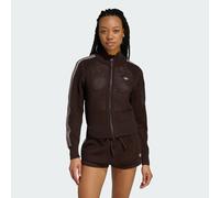 ADIDAS ORIGINALS Cardigan 'Firebird' brun foncé / blanc, Taille XL