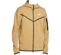 Veste de survêtement Nike TECH FLEECE FULL ZIP - Beige - Manches longues - Mixte XS