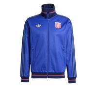 Adidas Olympique Lyonnais Anniversary Track Top Homme - Vestes Zippees, Bleu - Taille S - Jersey de coton Blue S