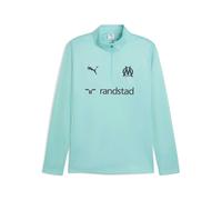 Puma Veste de survêtement OM 2025/26 Bleu L Homme