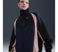 Veste de survêtement oversize Nike pour femme Midnight Navy/Noir/Particle Pink/Sail S (FR 38-40)