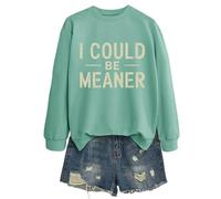 Veste de survêtement pour femme sans élégante - T-shirt décontracté imprimé avec col rond pour homme et femme - Tenue confortable au quotidien parfaite avec jeans et baskets - Mode d'hiver douce H & M