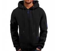 Veste de survêtement pour homme avec capuche, sweat à capuche pour homme, fermeture éclair, sweat surdimensionné, veste de transition, manteau à capuche, veste de sport classique, veste d'extérieur