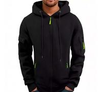 Veste de survêtement pour homme avec capuche, sweat à capuche pour homme, fermeture éclair, sweat surdimensionné, veste de transition, manteau à capuche, veste de sport classique, veste d'extérieur
