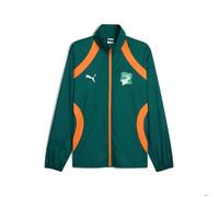 PUMA Veste tissée d'avant match Côte d'Ivoire 2025 Homme, Vêtements, Vert, XS XS