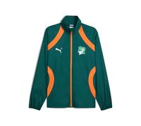 PUMA Veste tissée d'avant match Côte d'Ivoire 2025 Homme, Vêtements, Vert, XS XS