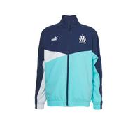 PUMA Veste de survêtement OM Bleu XXL