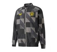Veste de survêtement Puma PREMATCH MANCHESTER CITY - Réf. 769468-15. Couleur : Noir, Gris. Détails. - Coupe régulière. - XS